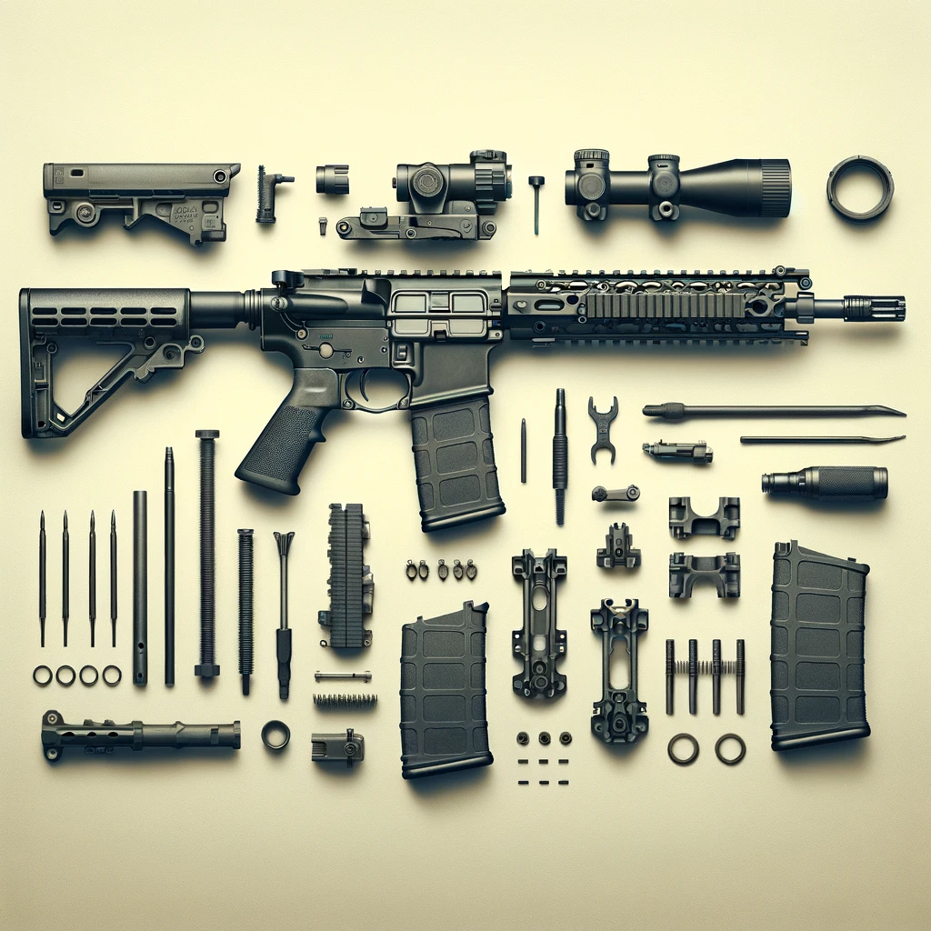 Disassembling an AR-15 for Cleaning